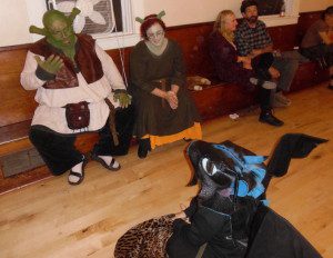 15-10-31 Shrek, Fiona & Toothless